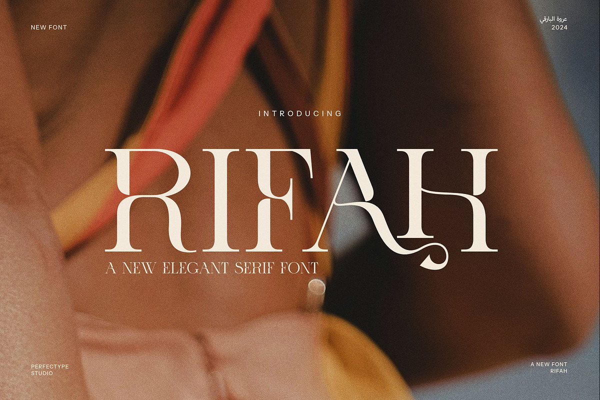 Rifah Elegant Serif Font, a Serif Font by Perfectype (Photo 1 of 8)