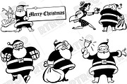 RTRO Santa Claus 7, an Illustration by RTRO Stock (Thumbnail 5 of 5)