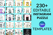 450 Instagram Puzzle Templates, a Social Media Template by ResumeFabs (Thumbnail 2 of 4)