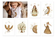 The Magic World - graphic collection, an Animal Illustration by polikarpovaart (Thumbnail 4 of 15)