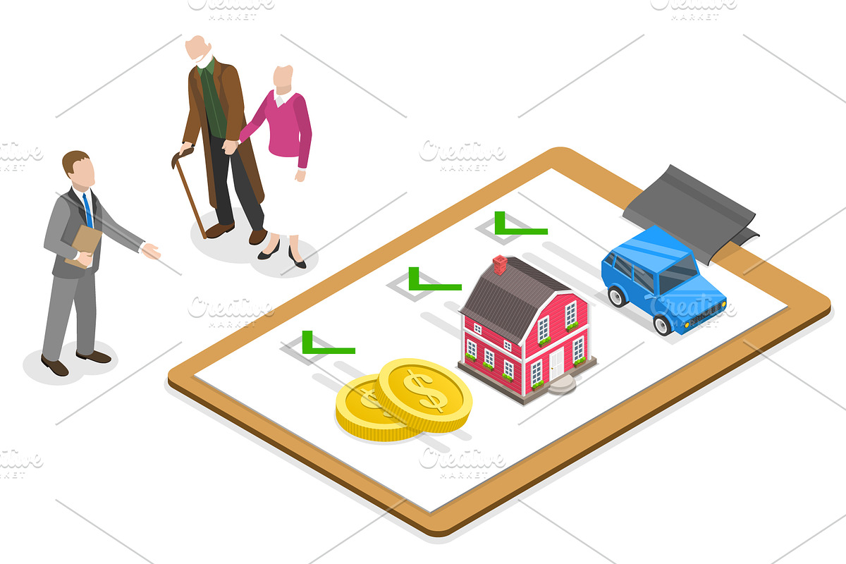 Insurance Set 01, a Person Illustration by AndriiStore (Photo 9 of 11)