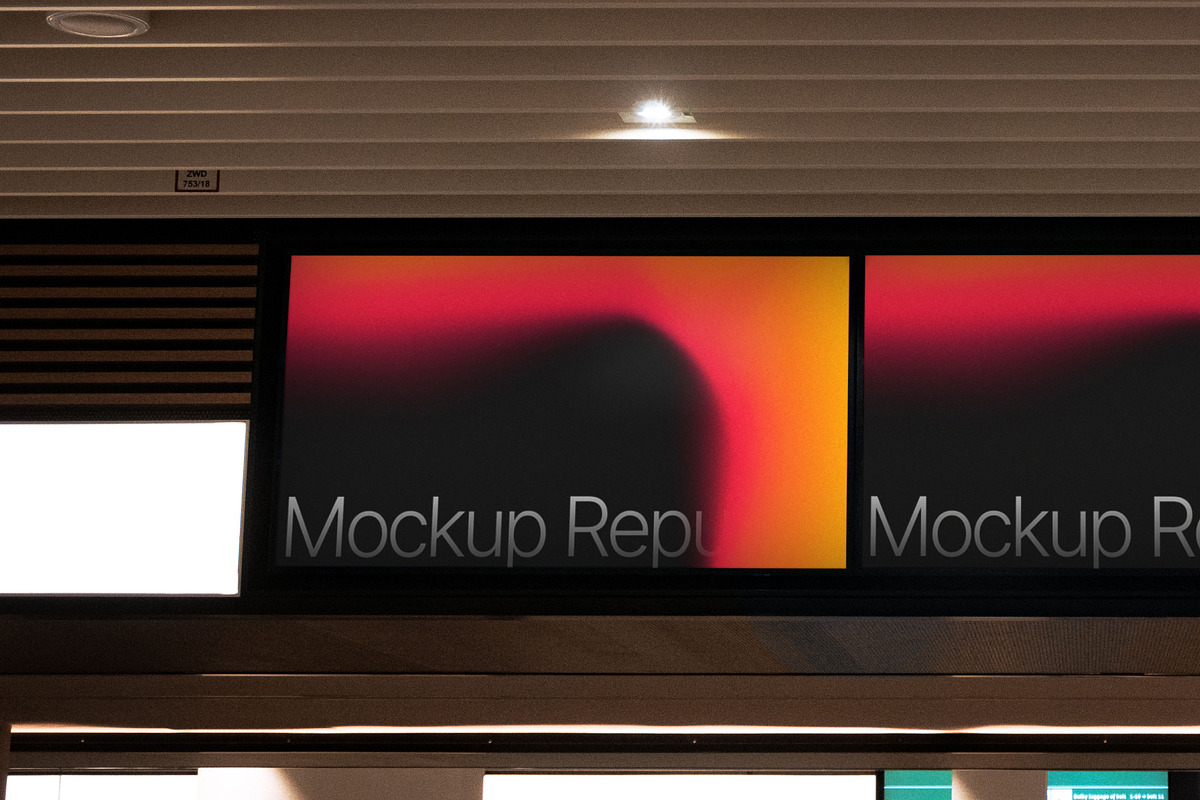 Billboard Screen Mockup 002, an Advertising Mockup by Burmess (Photo 3 of 7)