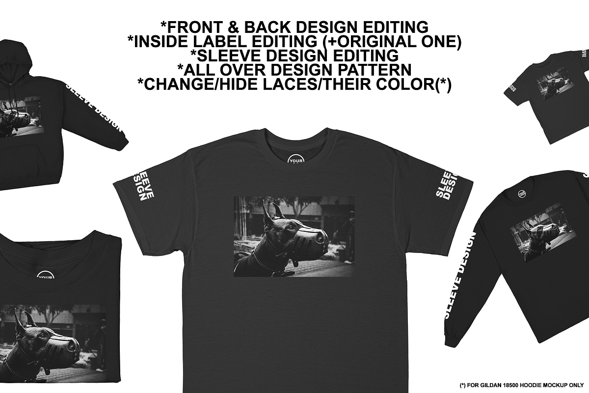 Gildan Apparel Mockup Bundle, a Shirt Mockup by Infinity Mockups (Photo 3 of 7)
