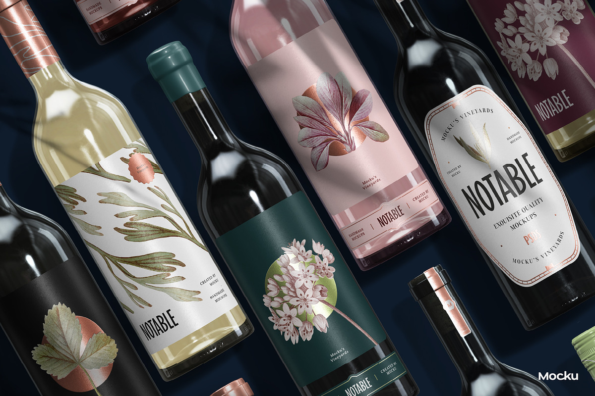 The wine creator - Bordeaux bottle, a Product Mockup by Mocku (Photo 10 of 14)