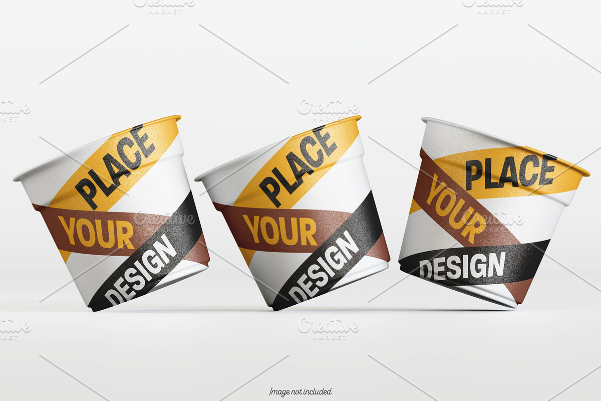Realistic Cup ice cream mockup V2, a Cups & Container Mockup by Ambo Ampeng (Photo 15 of 26)
