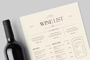 Restaurant Wine List Template, a Flyer Template by BrandPacks (Thumbnail 4 of 5)