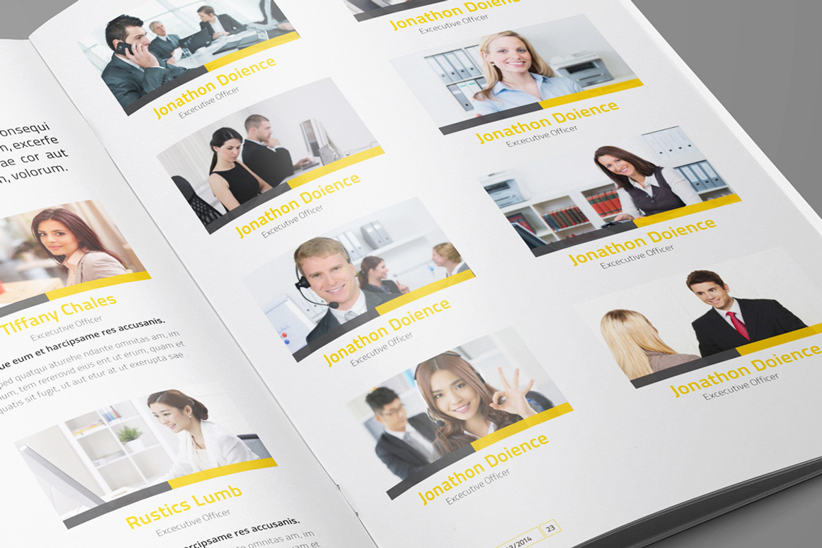 Clean Corporate Annual Report_V3, a Brochure Template by Layout Design (Photo 4 of 5)