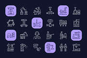 Animated Manufacturing Icon Art Set, an Outline Icon by Prosymbols (Thumbnail 3 of 4)