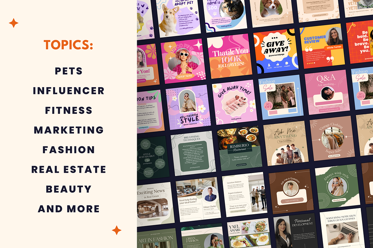 4,400+ Social Media Templates Bundle, a Templates & Theme by TemplateCastleStore (Photo 9 of 9)