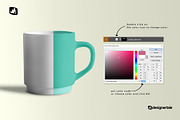 Porcelain Coffee Cups Set Mockup, a Cups & Container Mockup by Designertale (Thumbnail 3 of 12)
