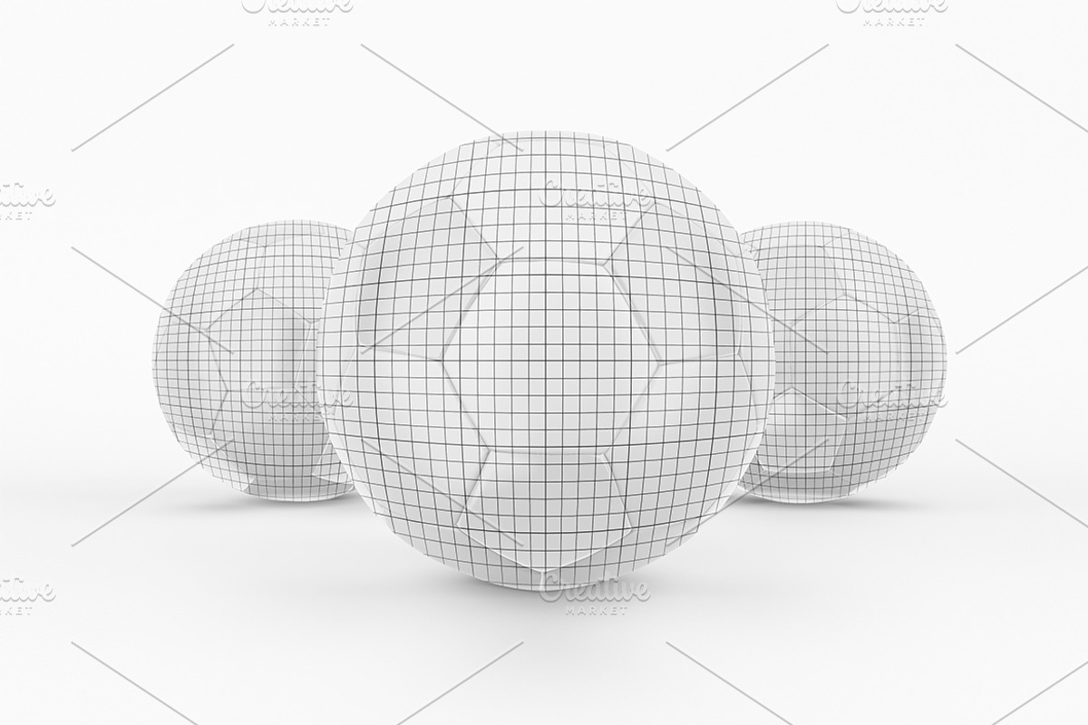 Football Mockup, a Merchandise Mockup by Qaleb Studio (Photo 2 of 3)