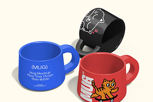 Classic Ceramic Coffee Mug Mockup, a Cups & Container Mockup by graphicsauce