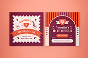 Valentine Sale Banner, an UI Kit Template by graphicook (Thumbnail 2 of 5)