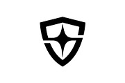 Letter s star spark shield logo, a Branding & Logo Template by Buqancreative (Thumbnail 1 of 4)