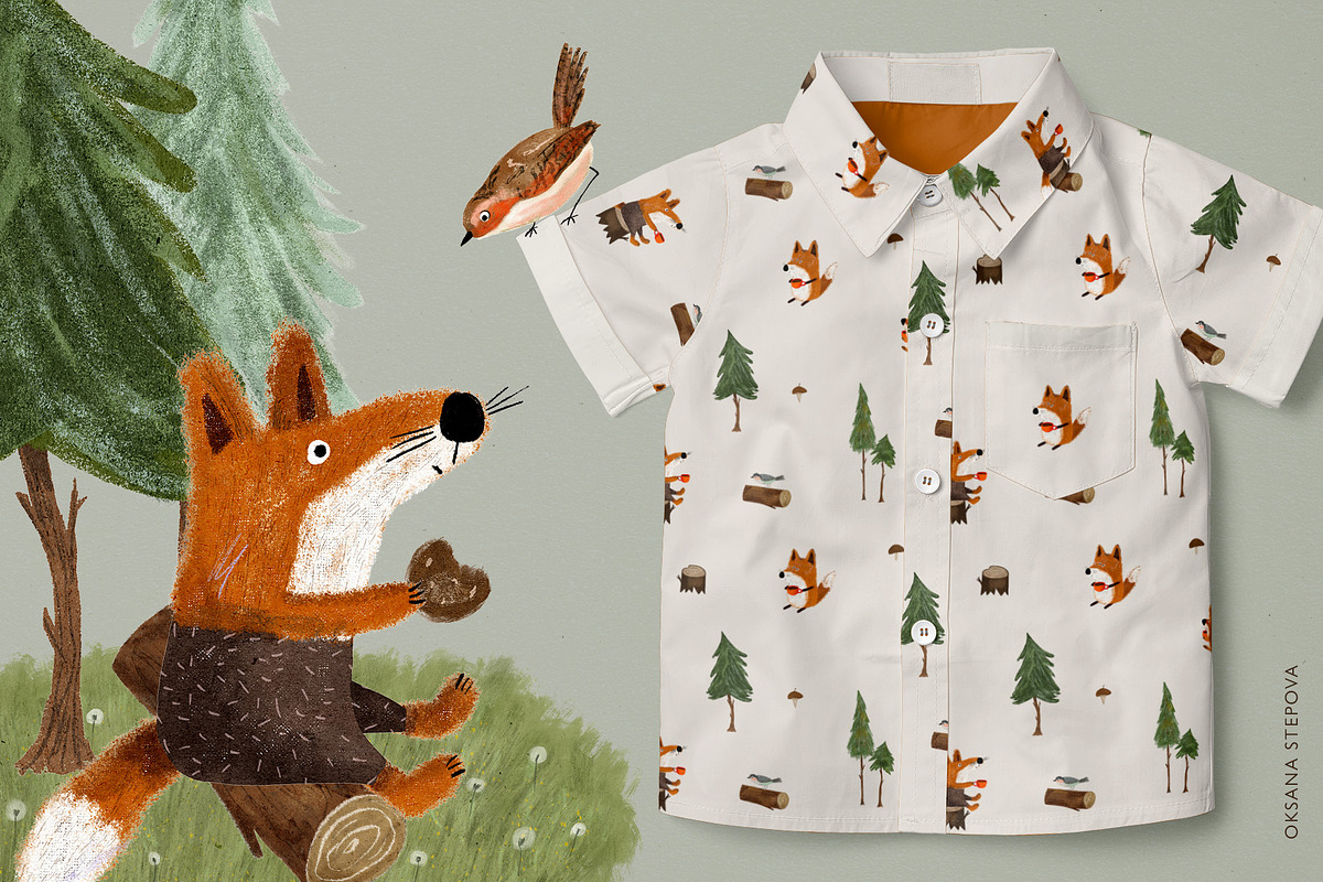 FOREST CAFE, an Animal Illustration by Oksana Stepova (Photo 3 of 16)