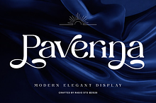 Paverina Modern Elegant Display Font