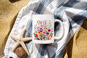 Watercolor Wildflowers Digital Clipa, an Illustration by Libby Wishes (Thumbnail 5 of 7)