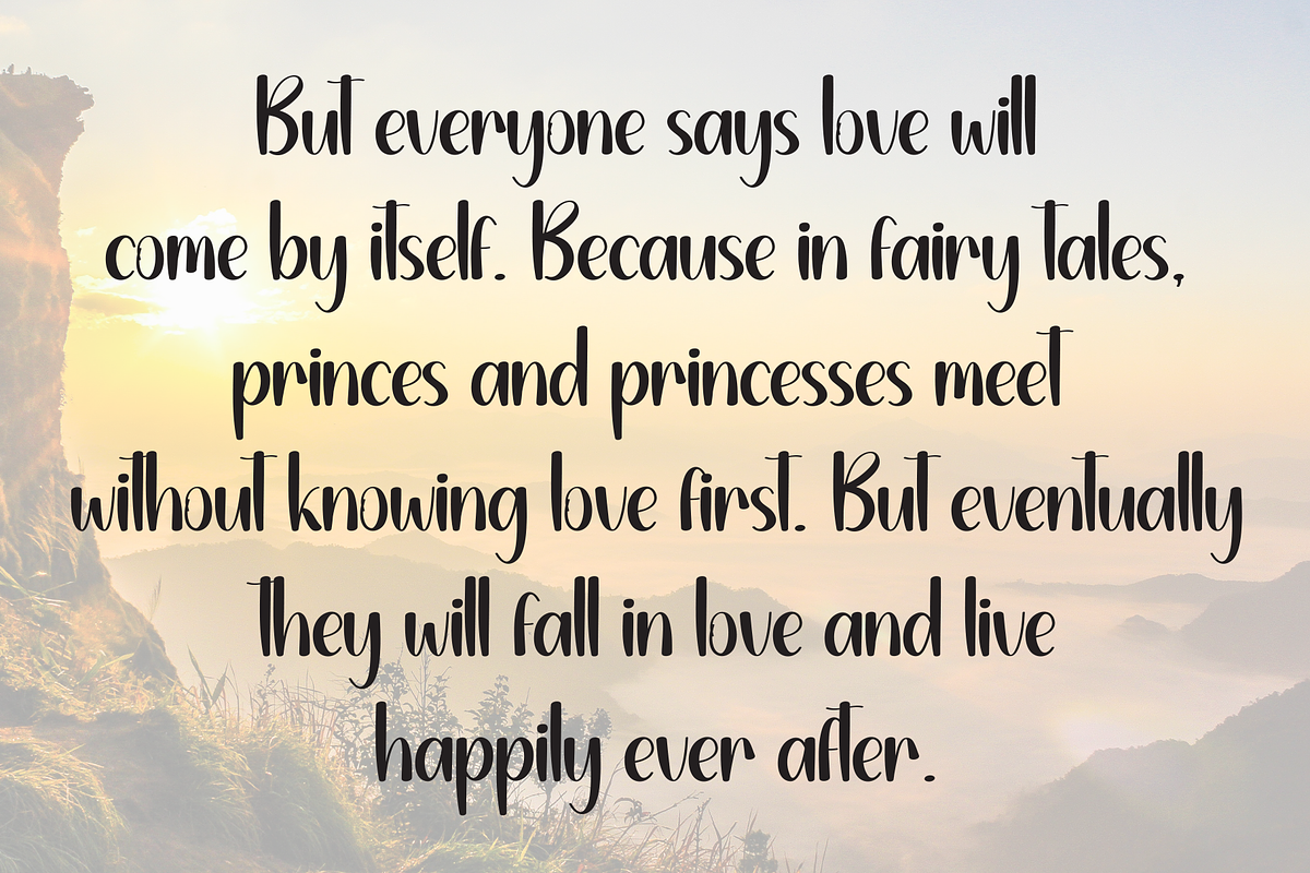 Happyday | Script Font, a Handwritten Font by Scratchones (Photo 6 of 8)