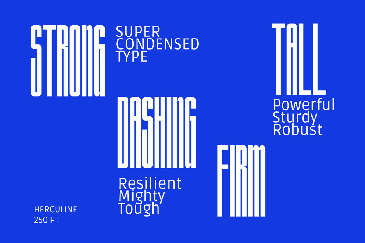 Herculine - Condensed Font, a Sans Serif Font by Nian Keun Studio (Photo 5 of 15)