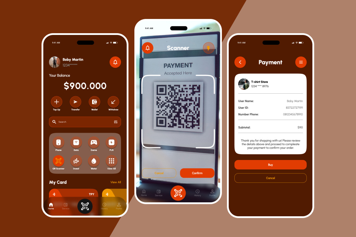 ThreePay - Mobile Payment UI Kit preview 4