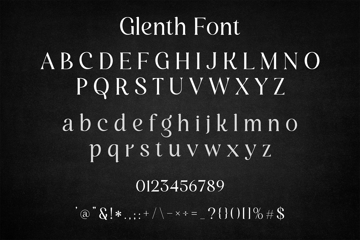 Glenth Elegant Serif Typeface, a Serif Font by OWPictures (Photo 10 of 10)