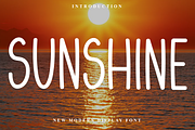 Sunshine, a Sans Serif Font by FreshTypeINK (Thumbnail 1 of 8)