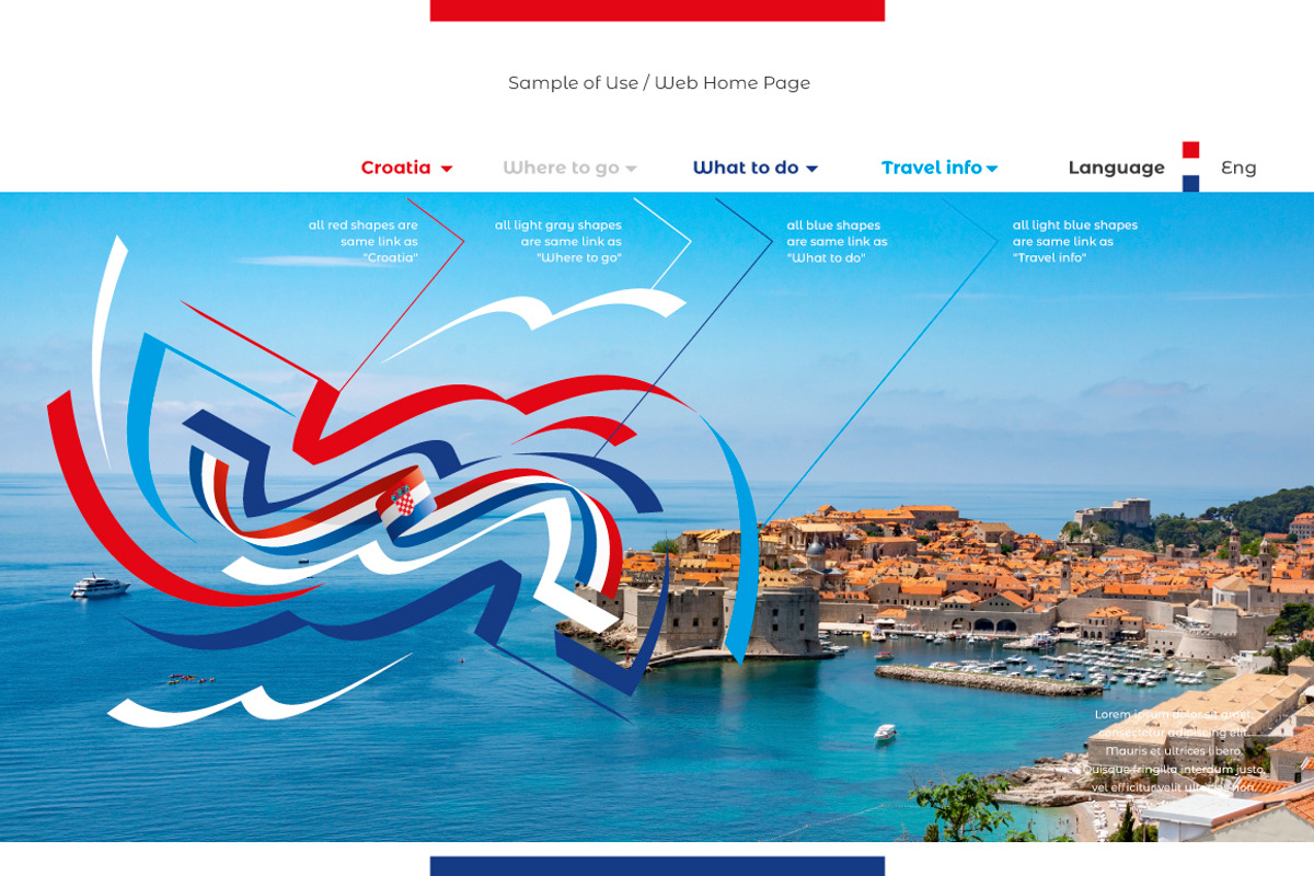Croatia flag ribbon vector, a Templates & Theme by Simbos (Photo 8 of 9)