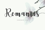Romantis Script - Update!, a Script Font by FadeLine Studio (Thumbnail 1 of 8)