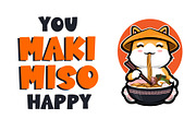 Sushi Moshi - Delicious Display Font, a Sans Serif Font by Dm Studio (Thumbnail 5 of 9)