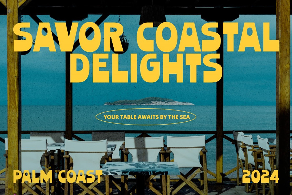 Palm Coast - Bold Retro Display Font, a Font by Studio Moara (Photo 5 of 9)
