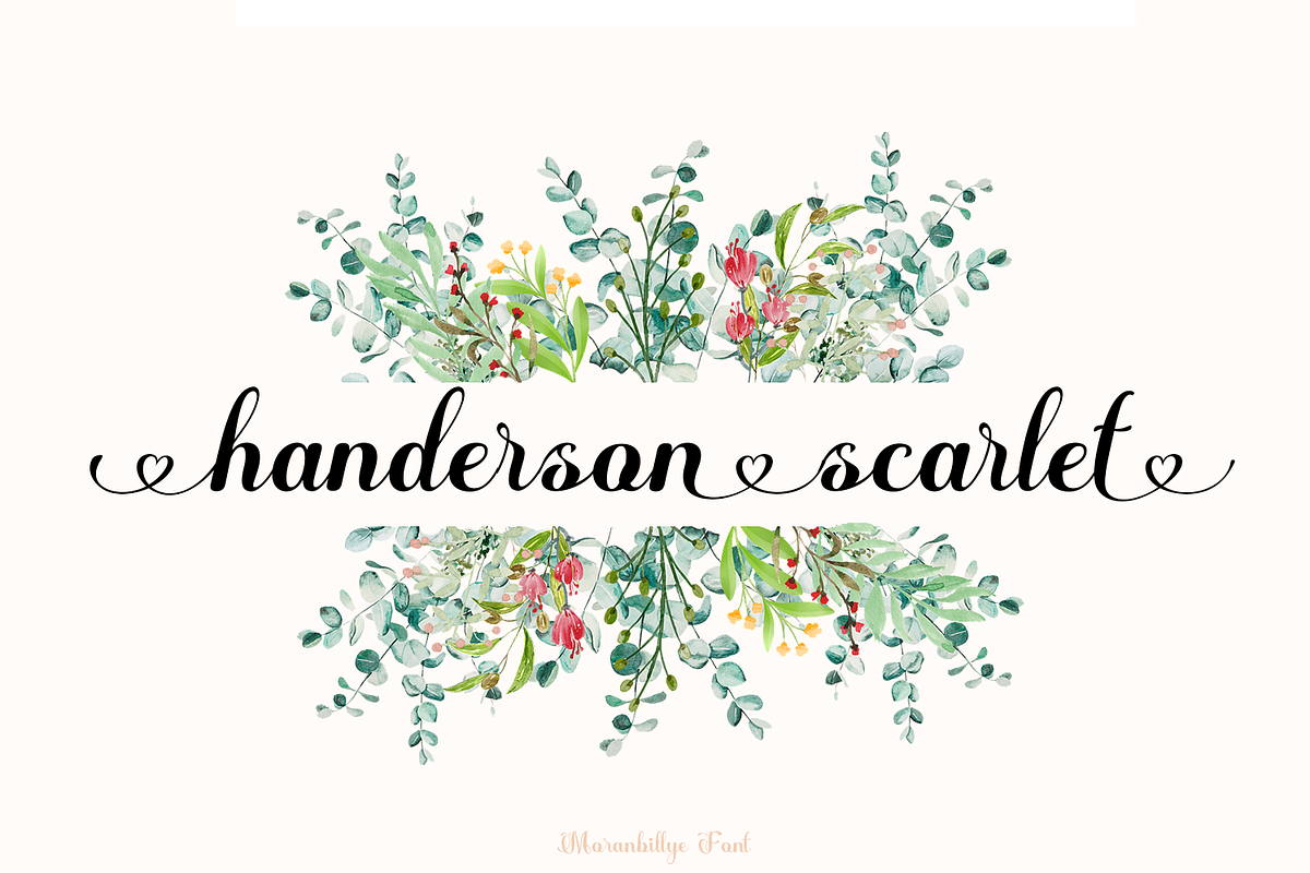 Moranbillye Script, a Script Font by madeDeduk (Photo 4 of 9)