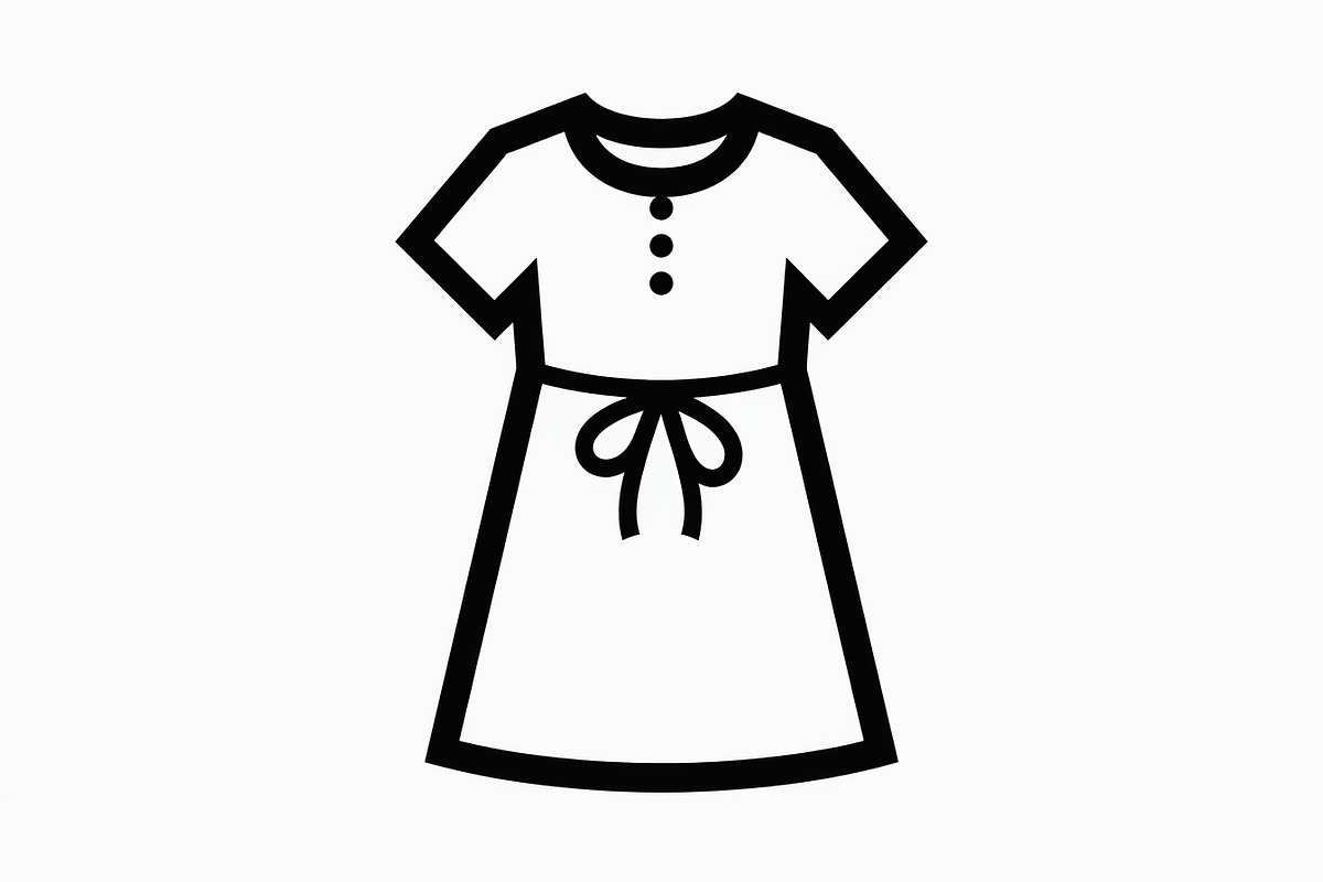 Fashion Dress Silhouettes Set, an Illustration by musafir_fashion (Photo 4 of 20)