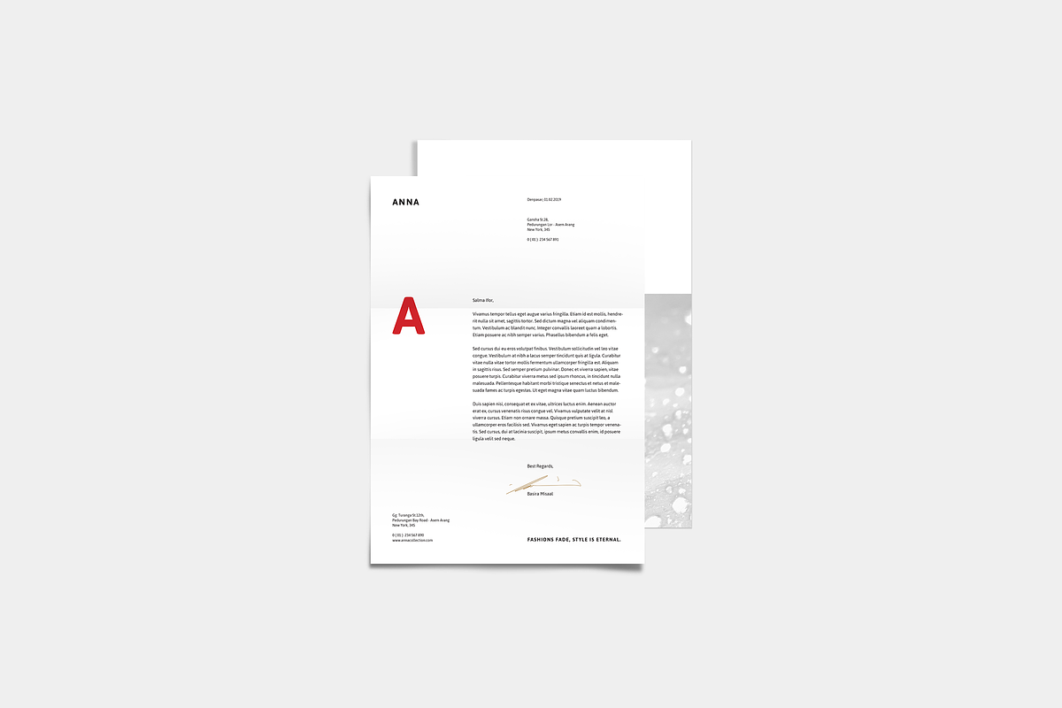 Anna Corporate Identity, a Stationery Template by silukEight (Photo 5 of 8)
