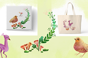 Cozy Garden Tales Clipart, a Seasonal Illustration by FaliushViktoriaArtist (Thumbnail 5 of 16)