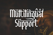 Bhavindra - Hindi Blackletter Font, a Blackletter Font by Flawless And Co (Thumbnail 10 of 10)