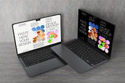Laptop Mockups, a Wearable Device Mockup by Mockupnine (Thumbnail 5 of 5)