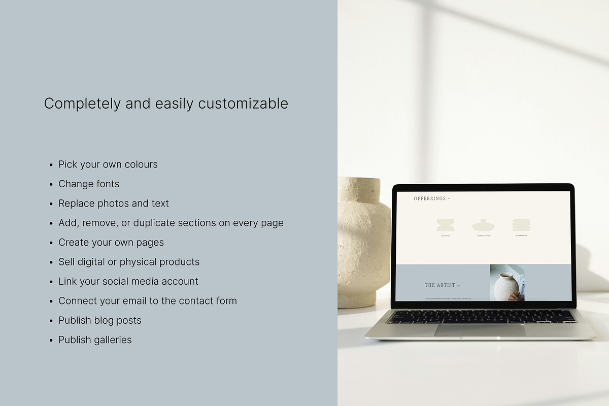 Squarespace Website Template preview 6