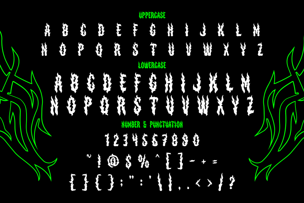 Moltrix Fire Font, a Font by PutraCetol Studio (Photo 5 of 5)