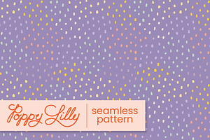 Purple Pastel Sprinkle Pattern