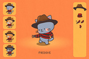 Cats in Costumes: Halloween Edition, an Illustration by Green Room Media (Thumbnail 15 of 27)