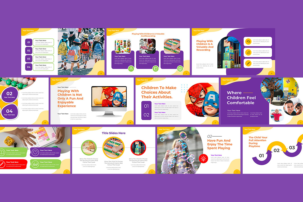 Kinder Zone Children Education PPT, a Presentation Template by Robs Daily Design (Photo 12 of 20)