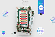 Christmas Schedule Flyer Template, a Flyer Template by Aam360 (Thumbnail 2 of 3)