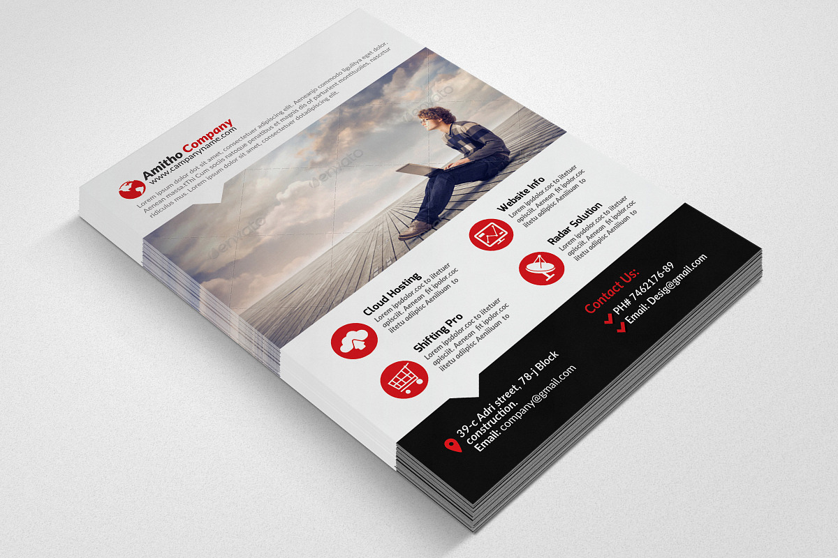 Business Flyer Psd Template, a Flyer Template by Psd Templates (Photo 3 of 3)