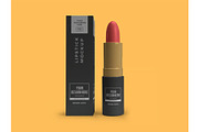 Lipstick Cosmetic Mockup Template, a Packaging Mockup by DesignRushMarket (Thumbnail 8 of 11)