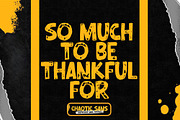 Chaotic Sans – Distressed Display, a Sans Serif Font by Almarkhatype (Thumbnail 7 of 8)