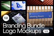 50 Logo Mockup Branding Bundle - V6, a Product Mockup by Asylab (Thumbnail 63 of 63)