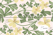 Vines Yellow Floral Seamless Pattern, a Pattern Graphic by Little Creative Scribbles (Thumbnail 4 of 7)