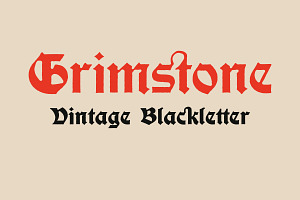 Grimstone Blackletter Vintage Font