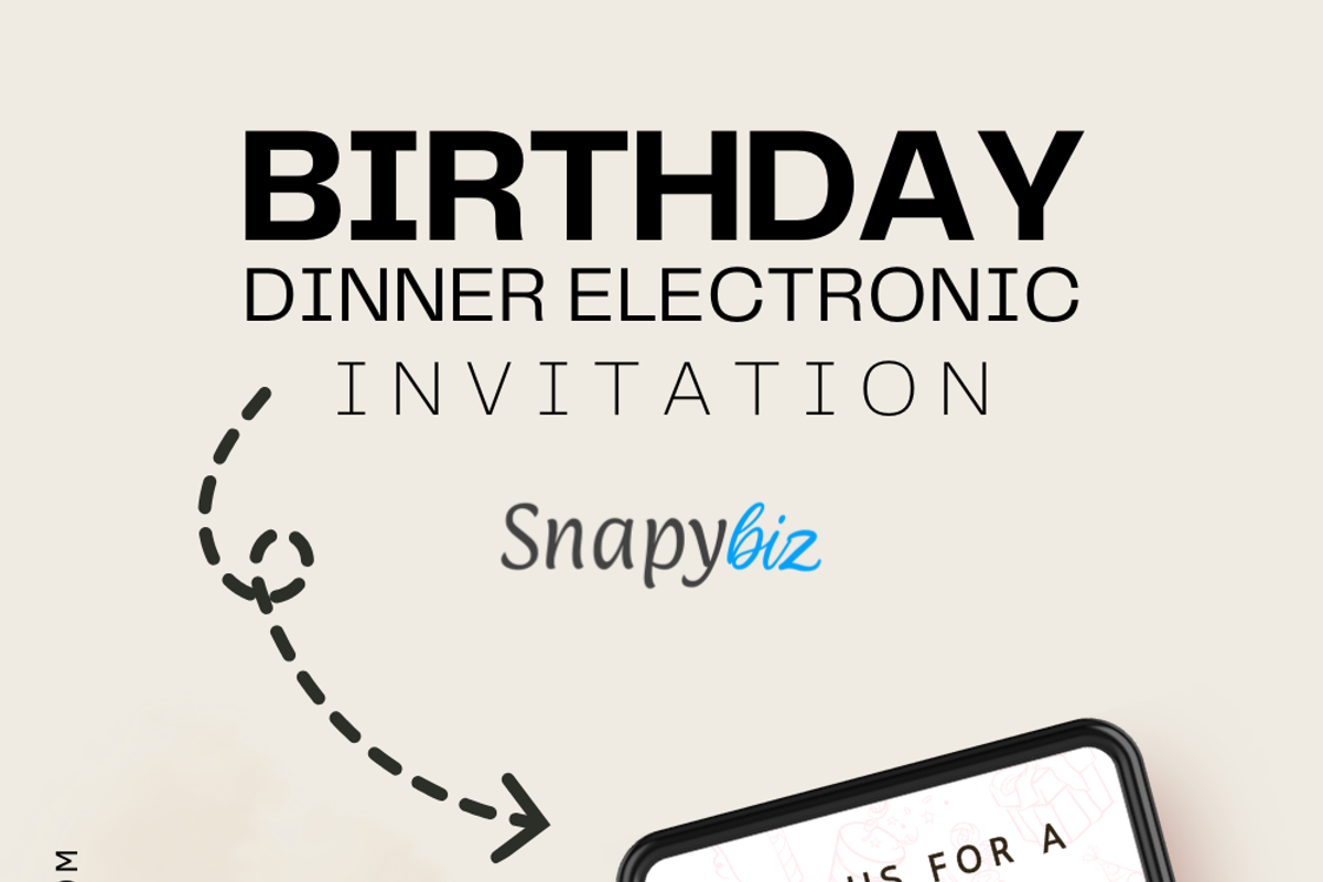 Birthday Dinner Invitation Canva PDF, an Invitation Template by Snapybiz (Photo 12 of 12)