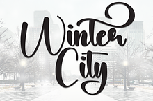 Winter City | Script Font